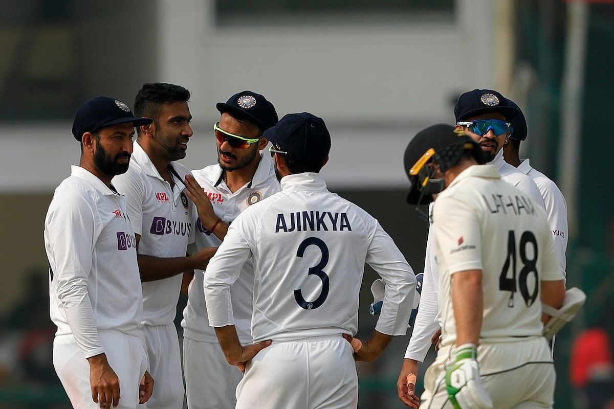 Team India during the Kanpur Test. Pic: BCCI