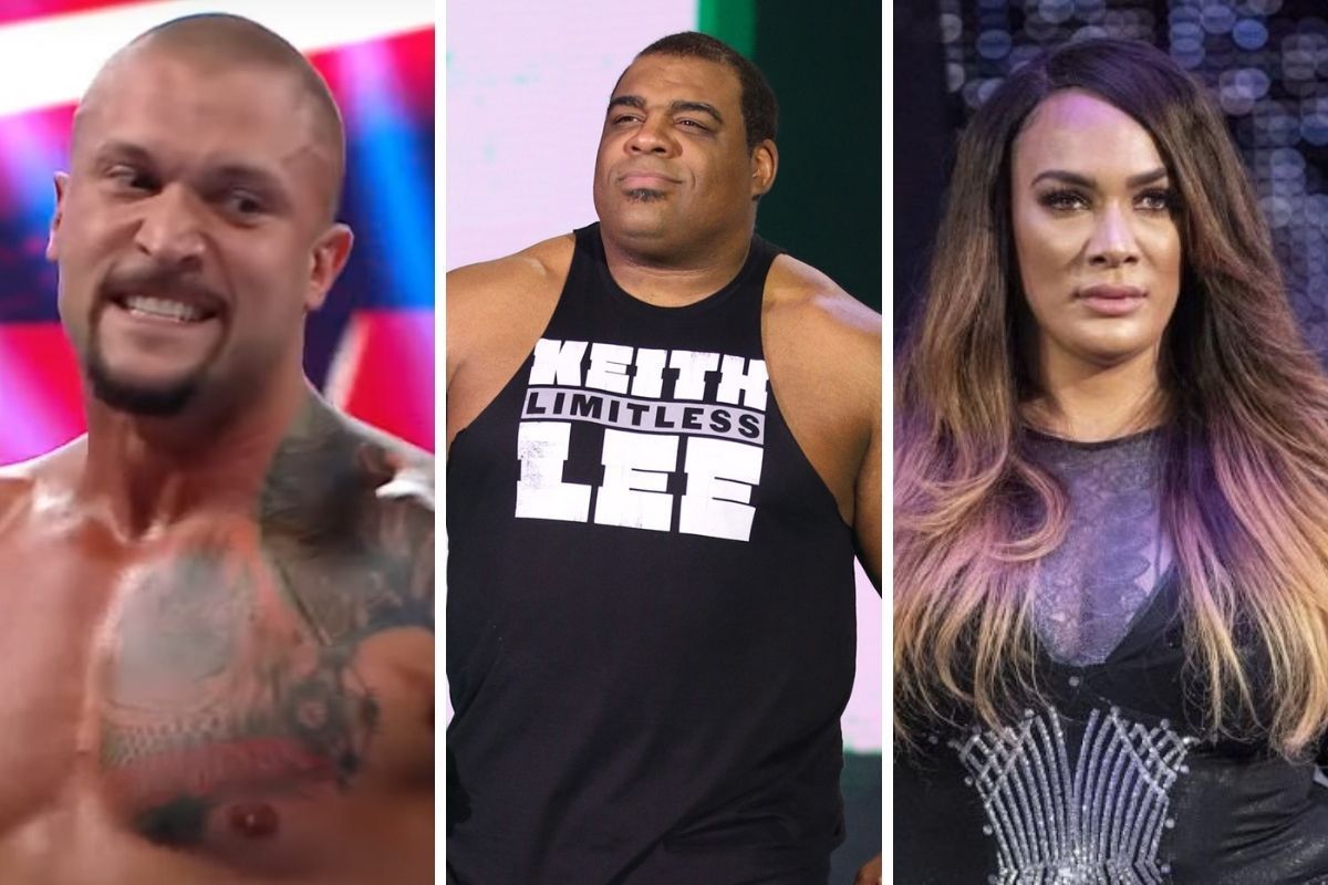 Some of the talent released by WWE recently, including Karrion Kross, Keith Lee, and Nia Jax