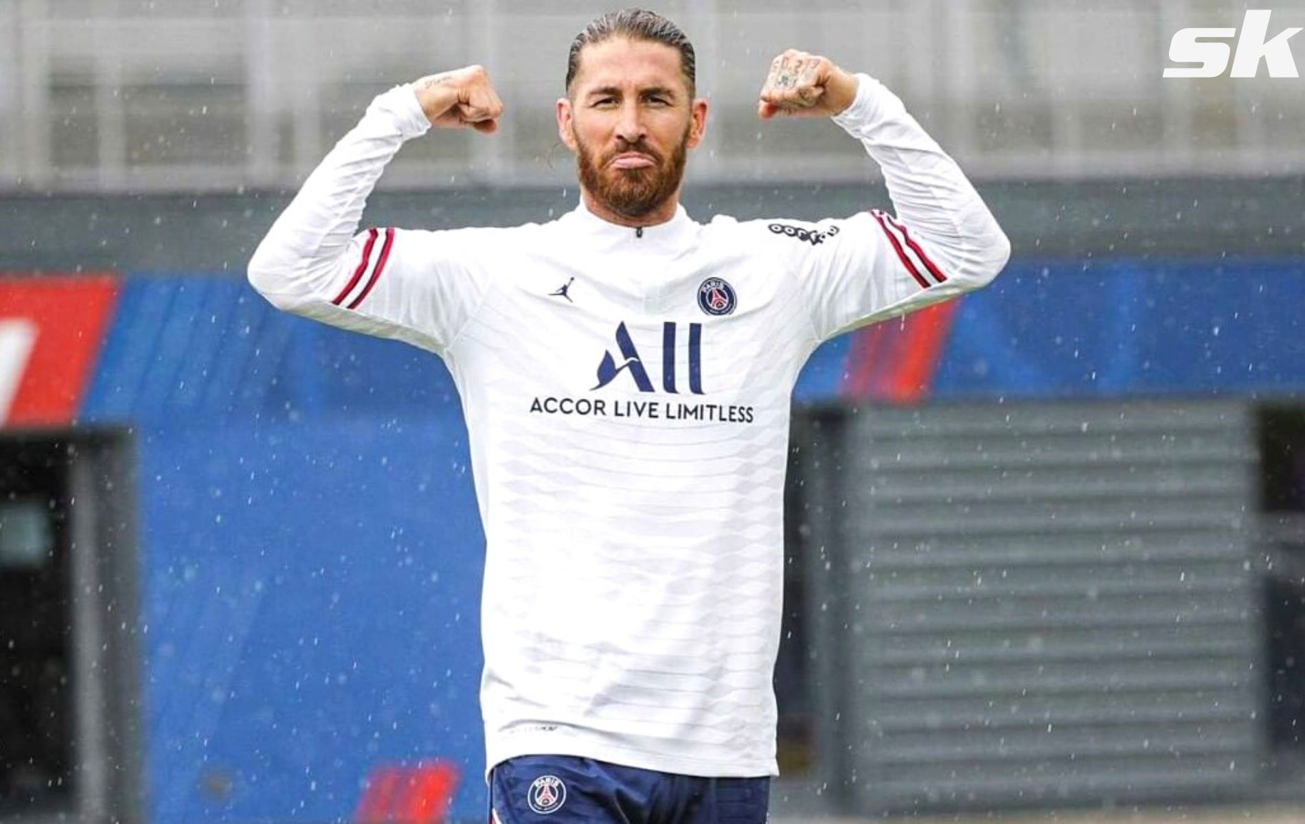 Ramos finally made his PSG debut during the game against Saint Etienne