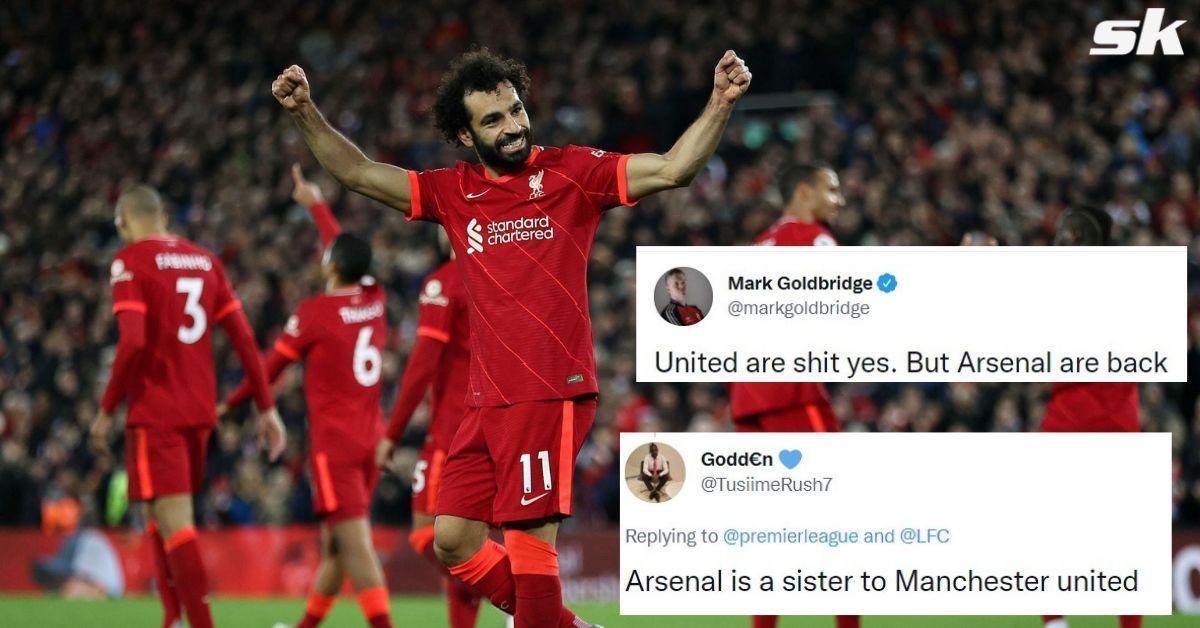 Twitter exploded following Liverpool&#039;s win over Arsenal in the Premier League.