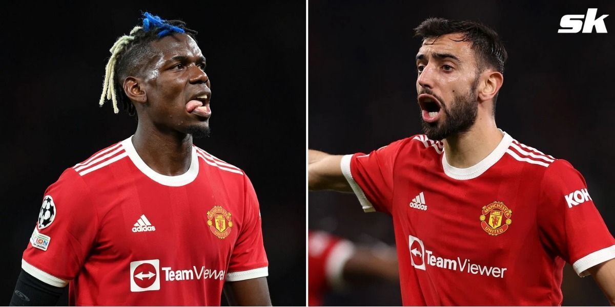 Paul Pogba and Bruno Fernandes