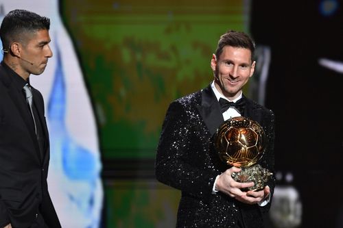 Lionel Messi won a historic seventh Ballon d'Or title on Monday