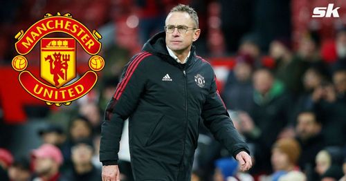 Manchester United's interim manager Ralf Rangnick.