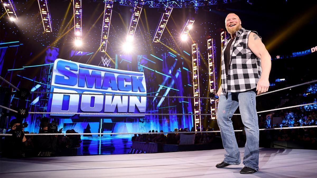 WWE स्मैकडाउन (SmackDown) में इस हफ्ते ब्रॉक लैसनर ने वापसी की
