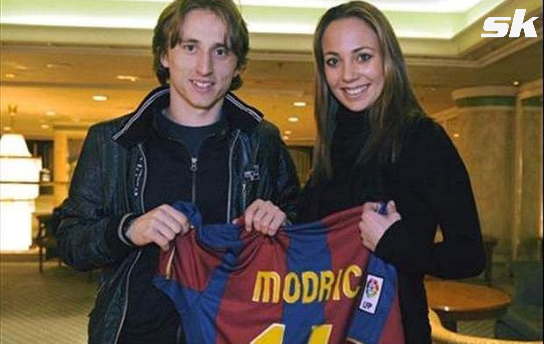 Luka Modric grew up supporting Barcelona