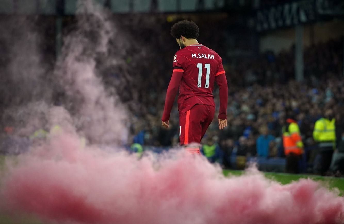 Mohamed Salah netted a double in Liverpool&#039;s big win over Everton