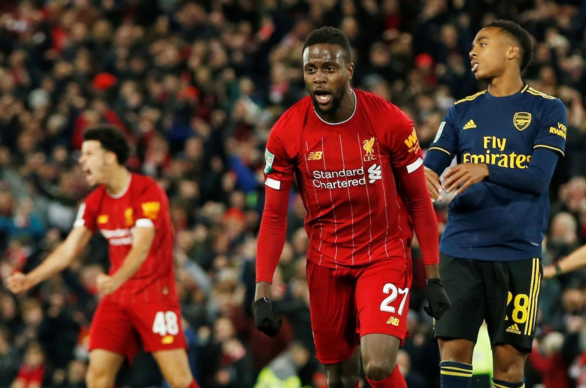 Divock Origi was the star of a historic EFL Cup game in 2019.