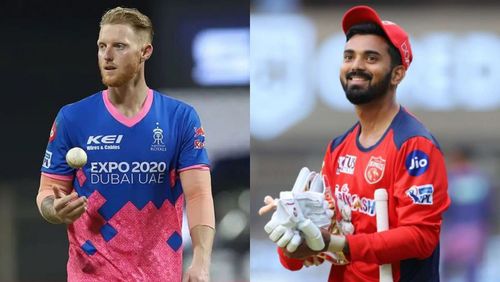 RR and PBKS couldn't retain Ben Stokes (L) and KL Rahul respectively.