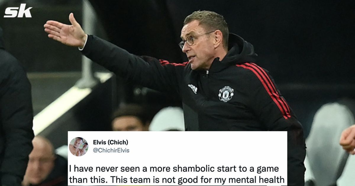 Manchester United fans were seething after draw against Newcastle United