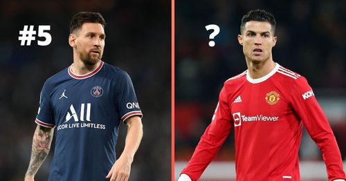 PSG's Lionel Messi and Manchester United's Cristiano Ronaldo