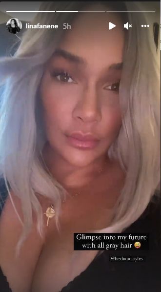 Nia Jax&#039;s new look with a gray hair wig