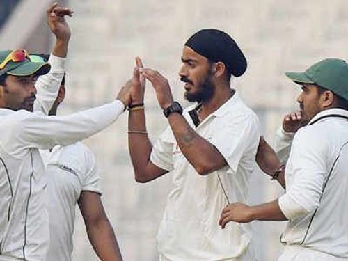 Railways men's cricket team in action