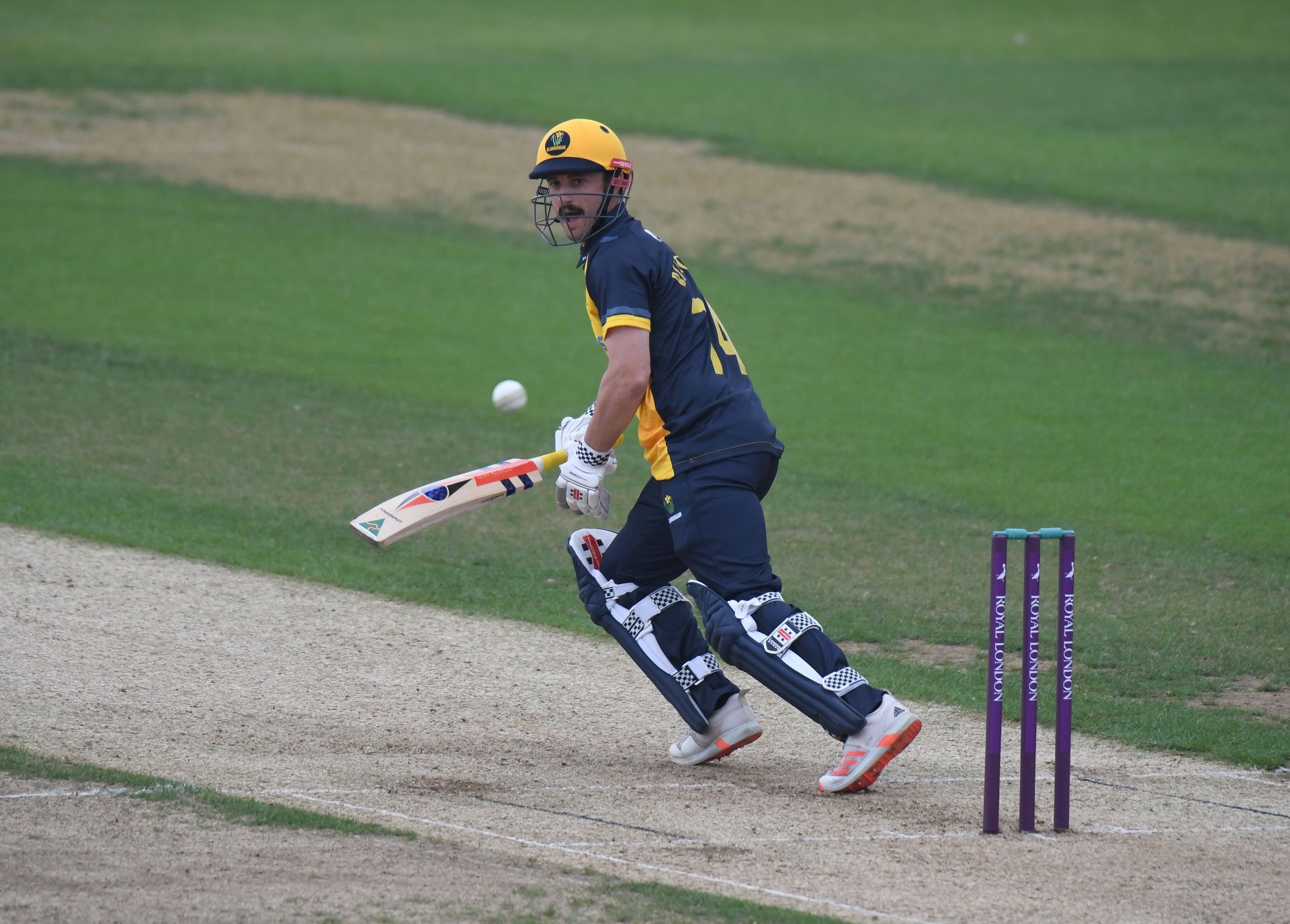 Hamish Rutherford, captain of Otago Volts in action.