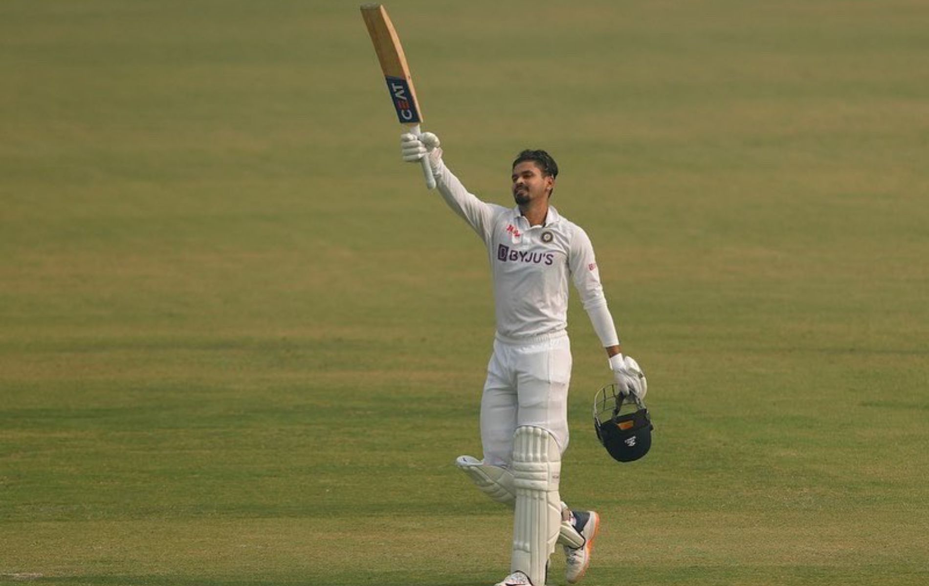 Shreyas Iyer scored a century on his Test debut.
