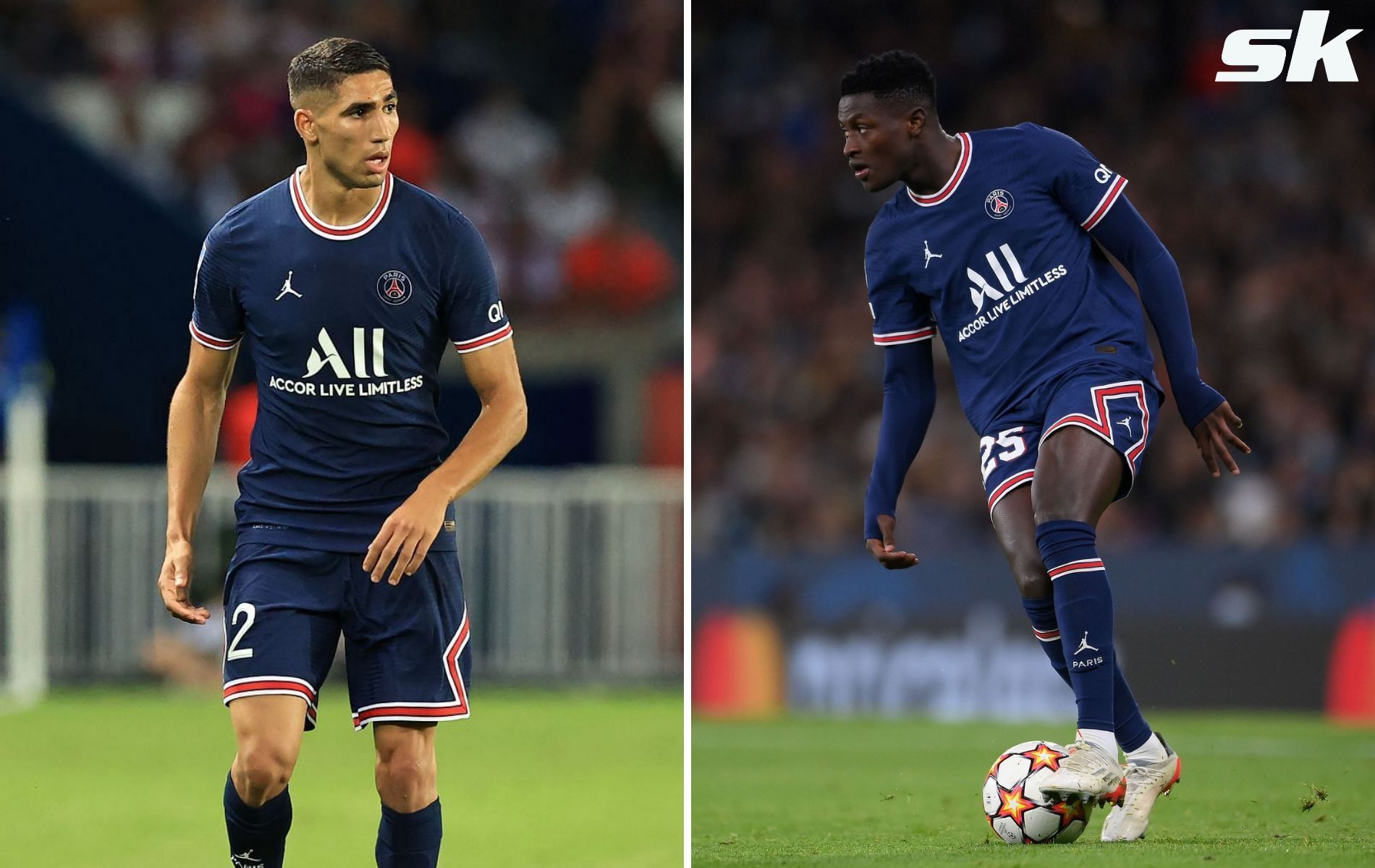 Nuno Mendes and Achraf Hakimi can cause trouble to opposition full-backs in the Champions League