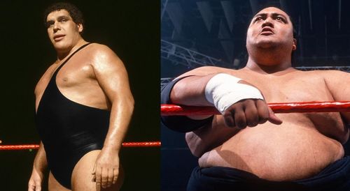 WWE Hall of Famers Andre The Giant and Yokozuna were goliaths in the ring