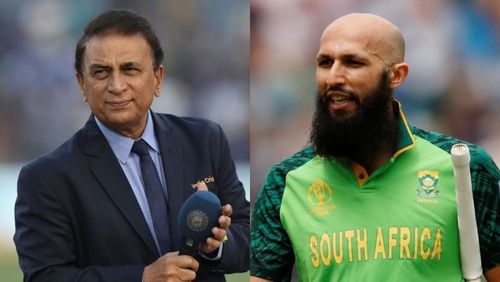 Sunil Gavaskar (L) will join Hashim Amla in the commentary panel.