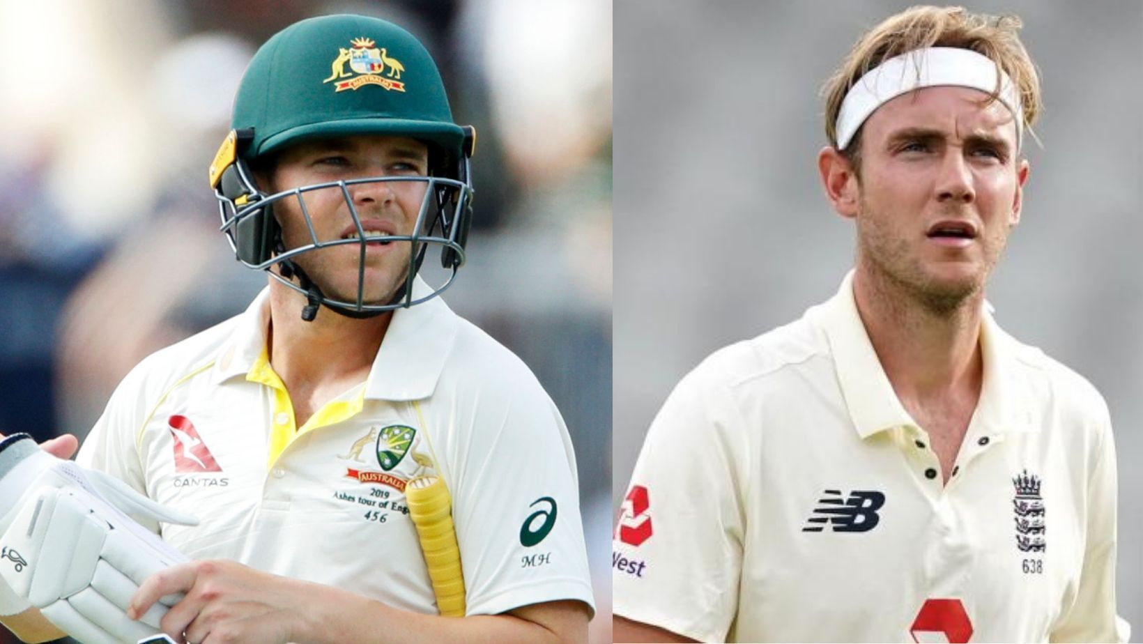 Marcus Harris (L) and Stuart Broad have their fates depending on the MCG Test.