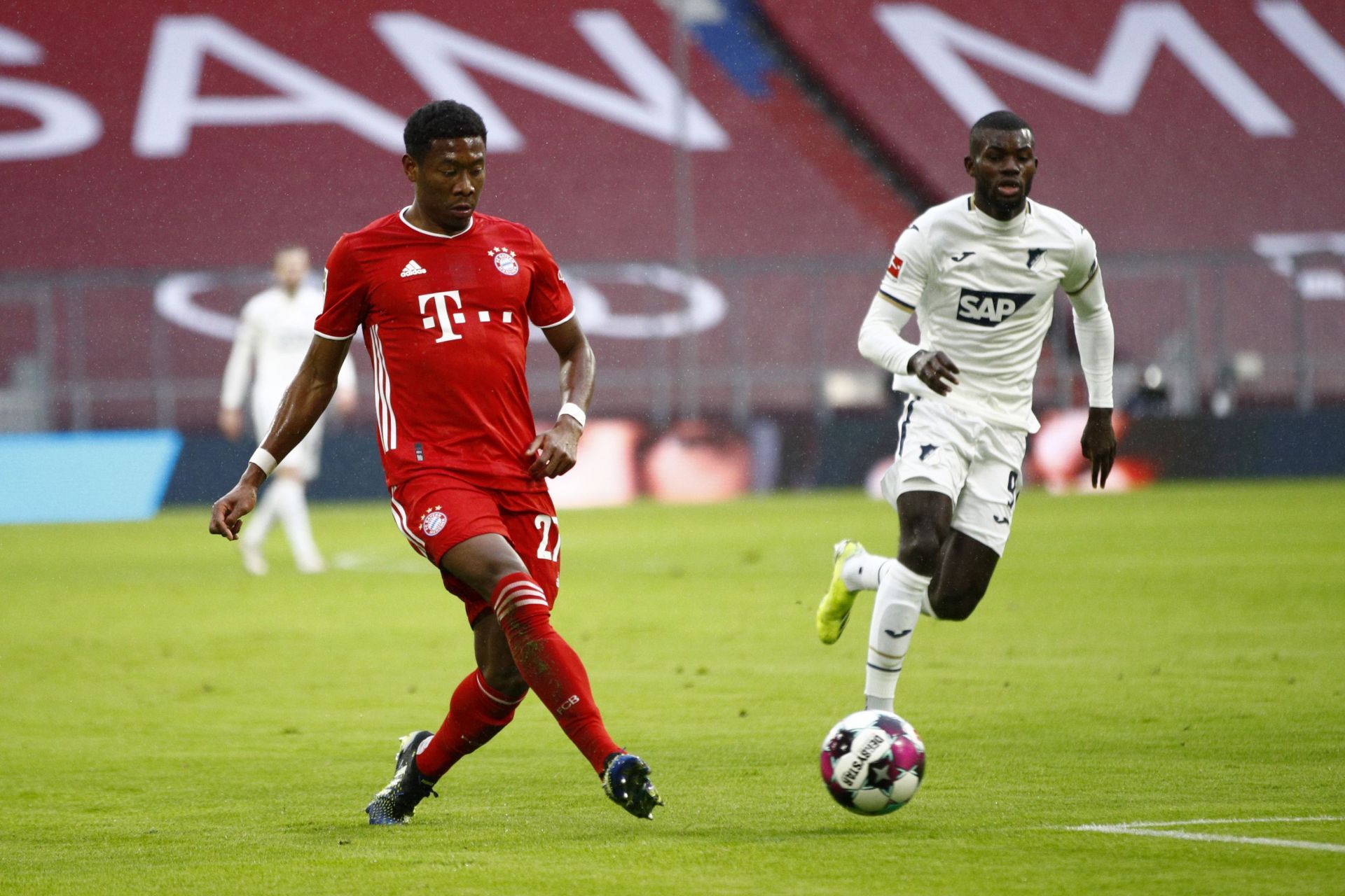 David Alaba (left) played under Ralf Rangnick at Hoffenheim.