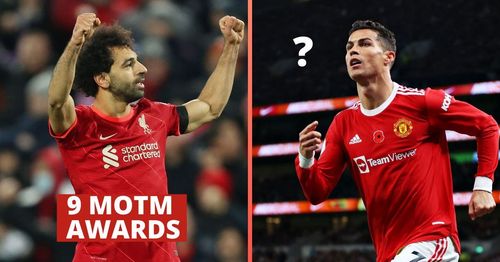 Mohamed Salah and Cristiano Ronaldo