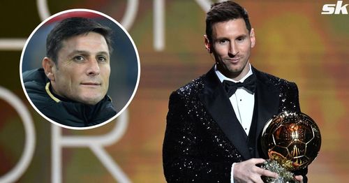 Lionel Messi is a deserving winner of the 2021 Ballon d'Or, insists Javier Zanetti