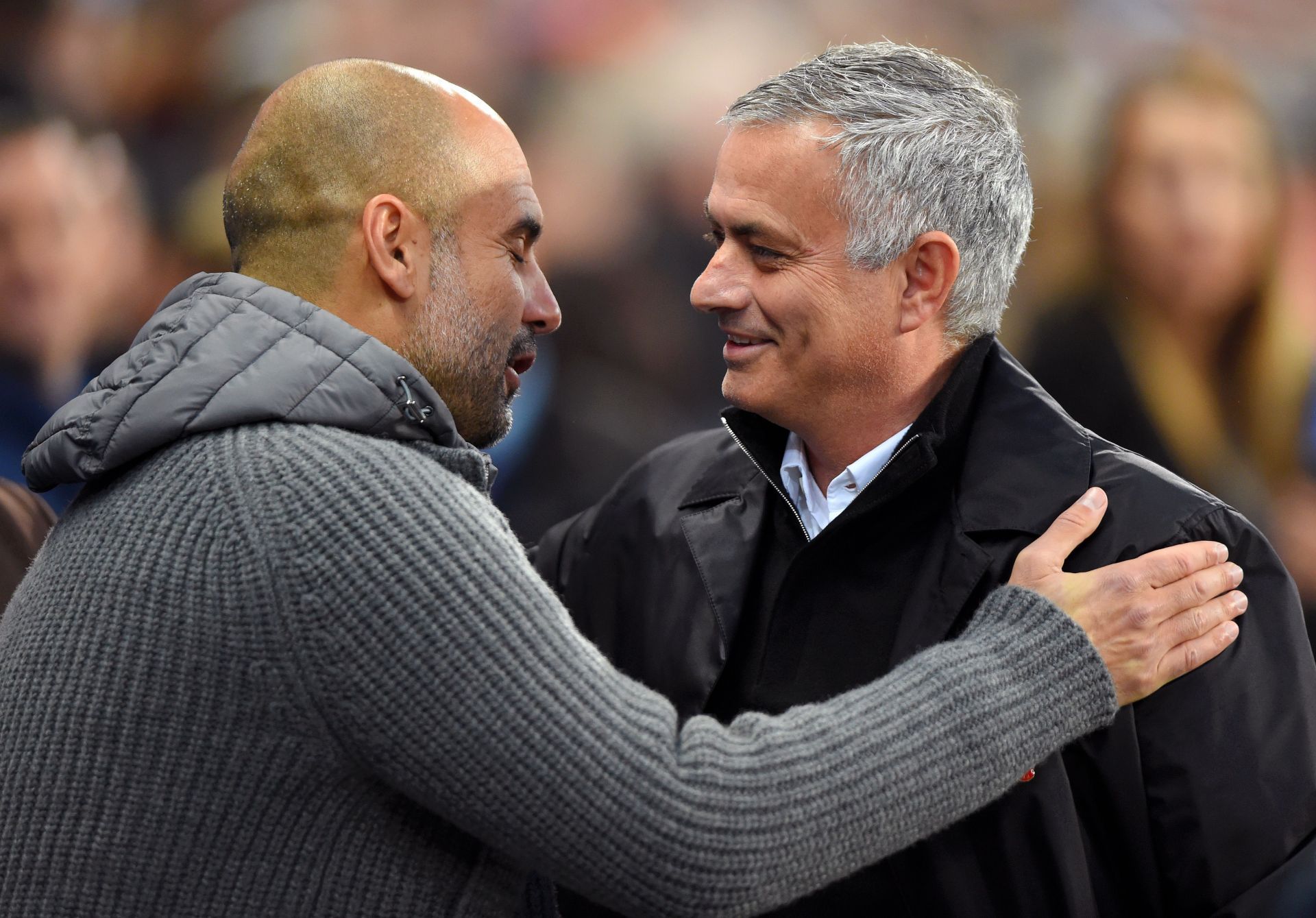 Guardiola and Mourinho were in the dugout when Lionel Messi and Cristiano Ronaldo both scored