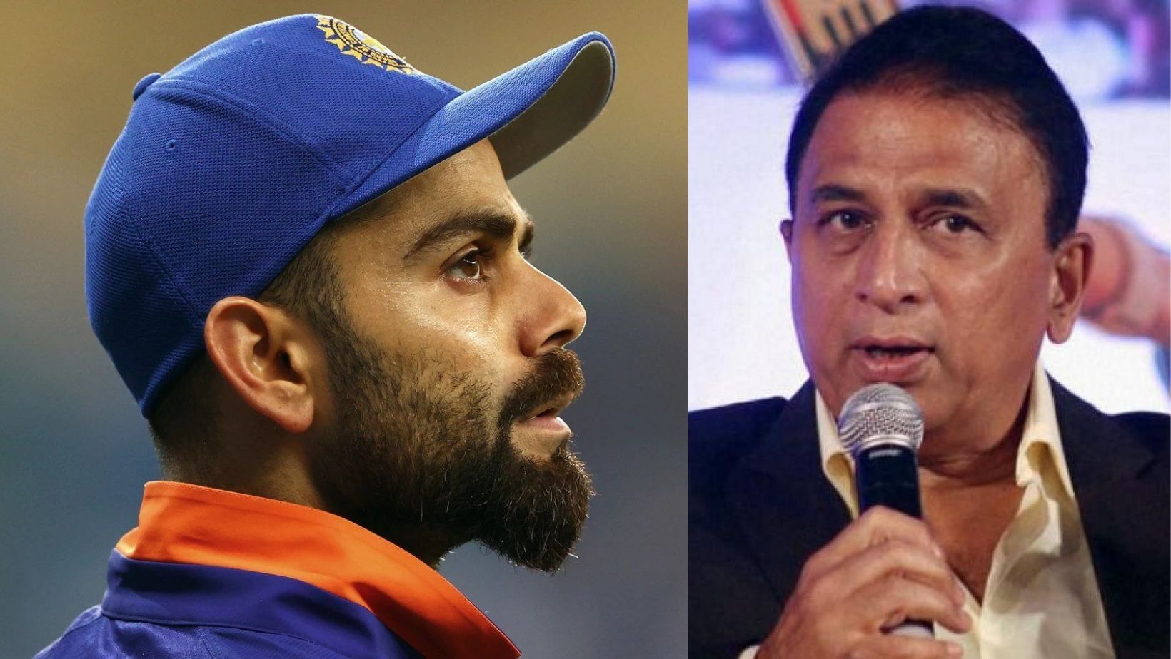 Sunil Gavaskar (R) defends BCCI selectors over Virat Kohli ODI captaincy saga.