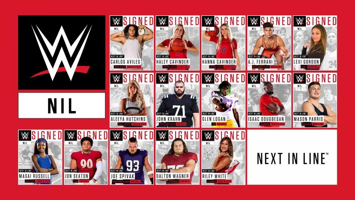 AJ Ferrari was included in the first announced NIL recruits in WWE