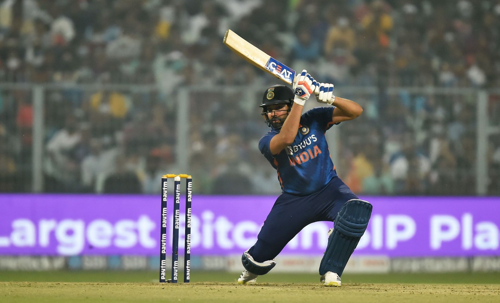 Team India opener Rohit Sharma during the T20I series against New Zealand. Pic: Getty Images