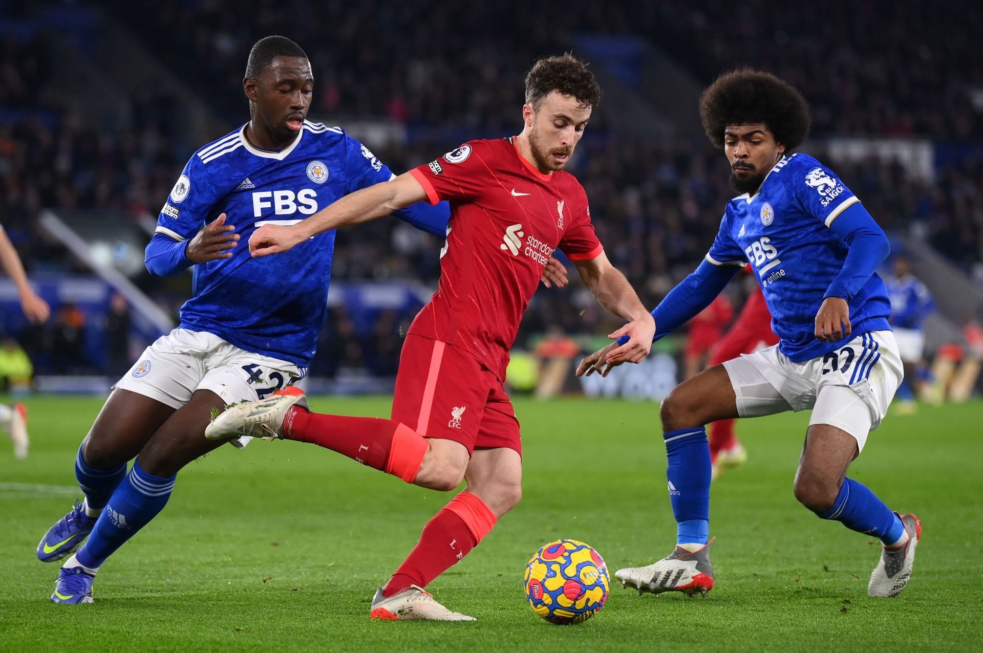 Jota in action for Liverpool