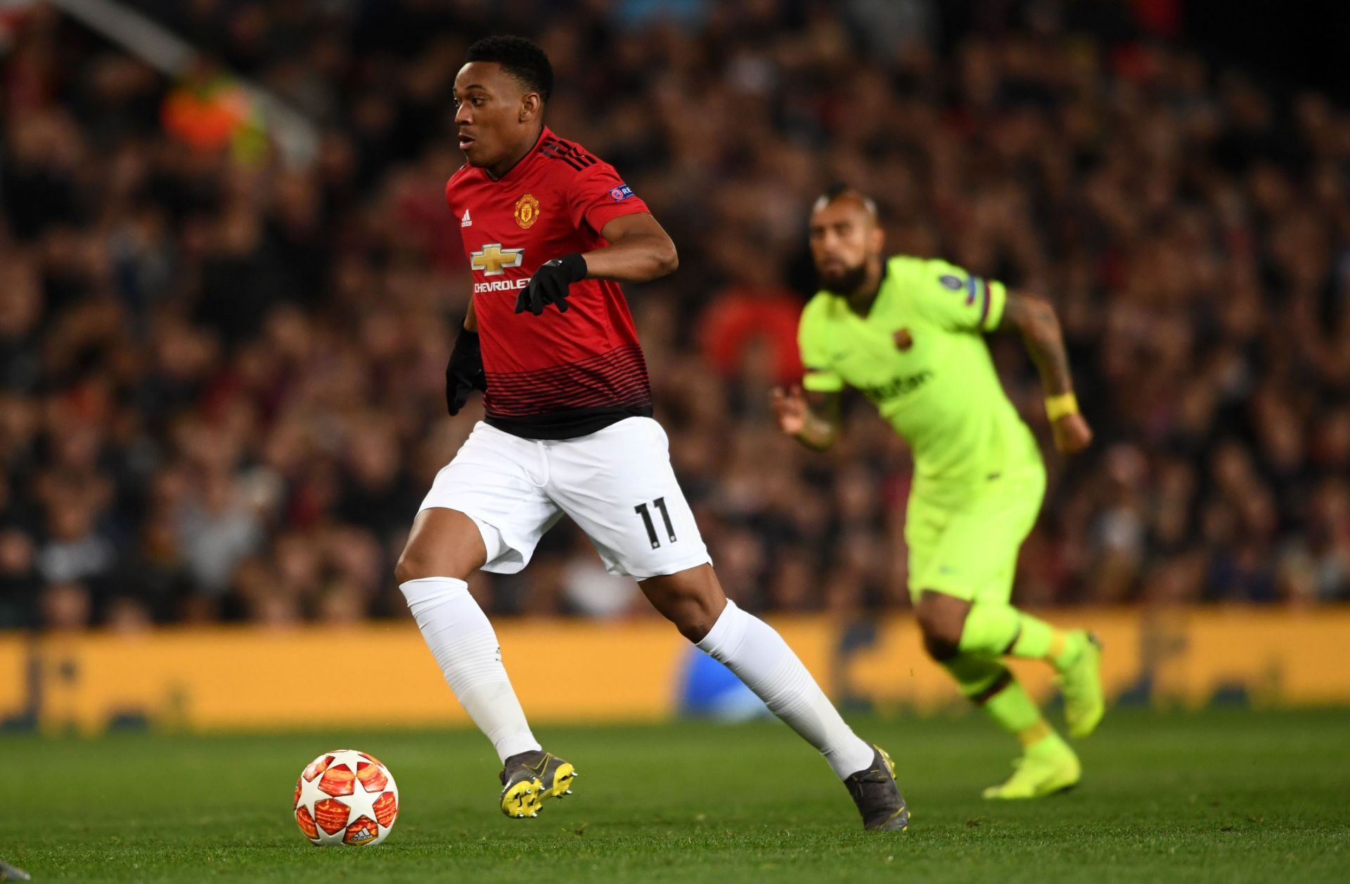 Manchester United v FC Barcelona - UEFA Champions League Quarter Final: First Leg