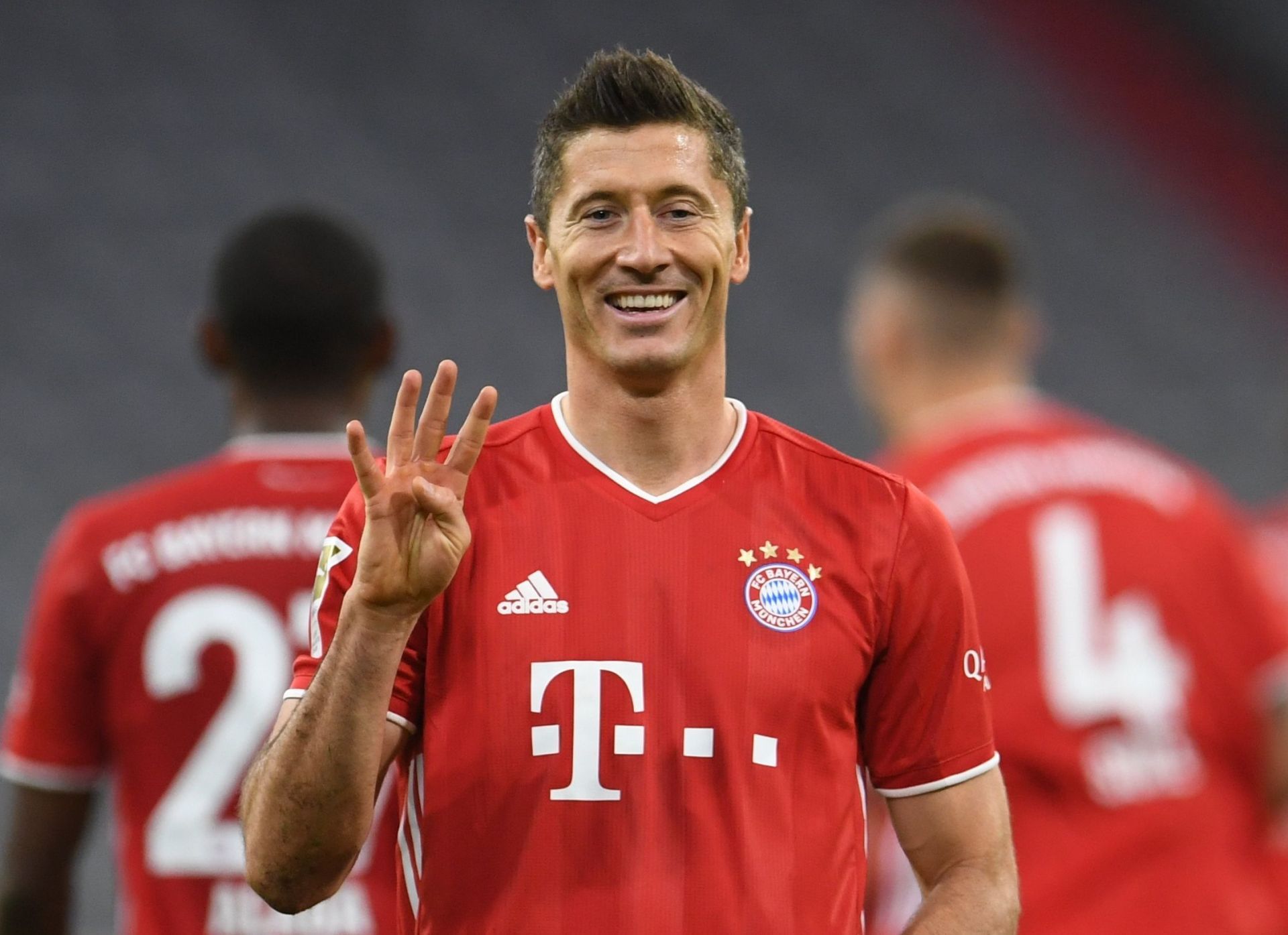 Robert Lewandowski sunk Berlin in the Bundesliga with a four-goal display.