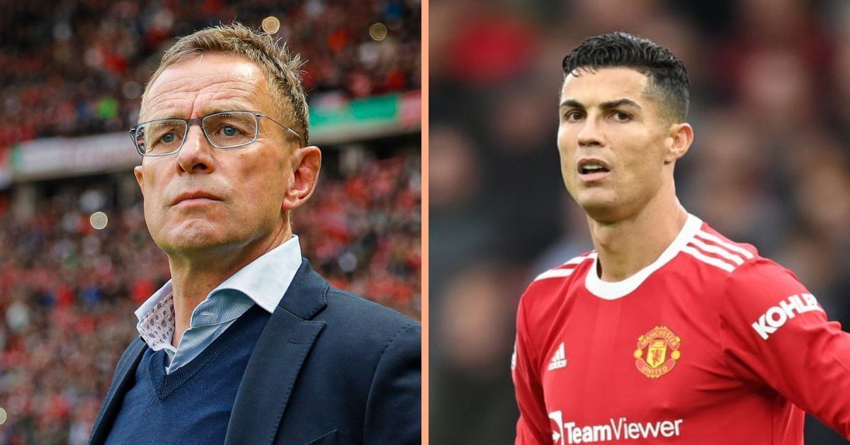 Ralf Rangnick and Cristiano Ronaldo