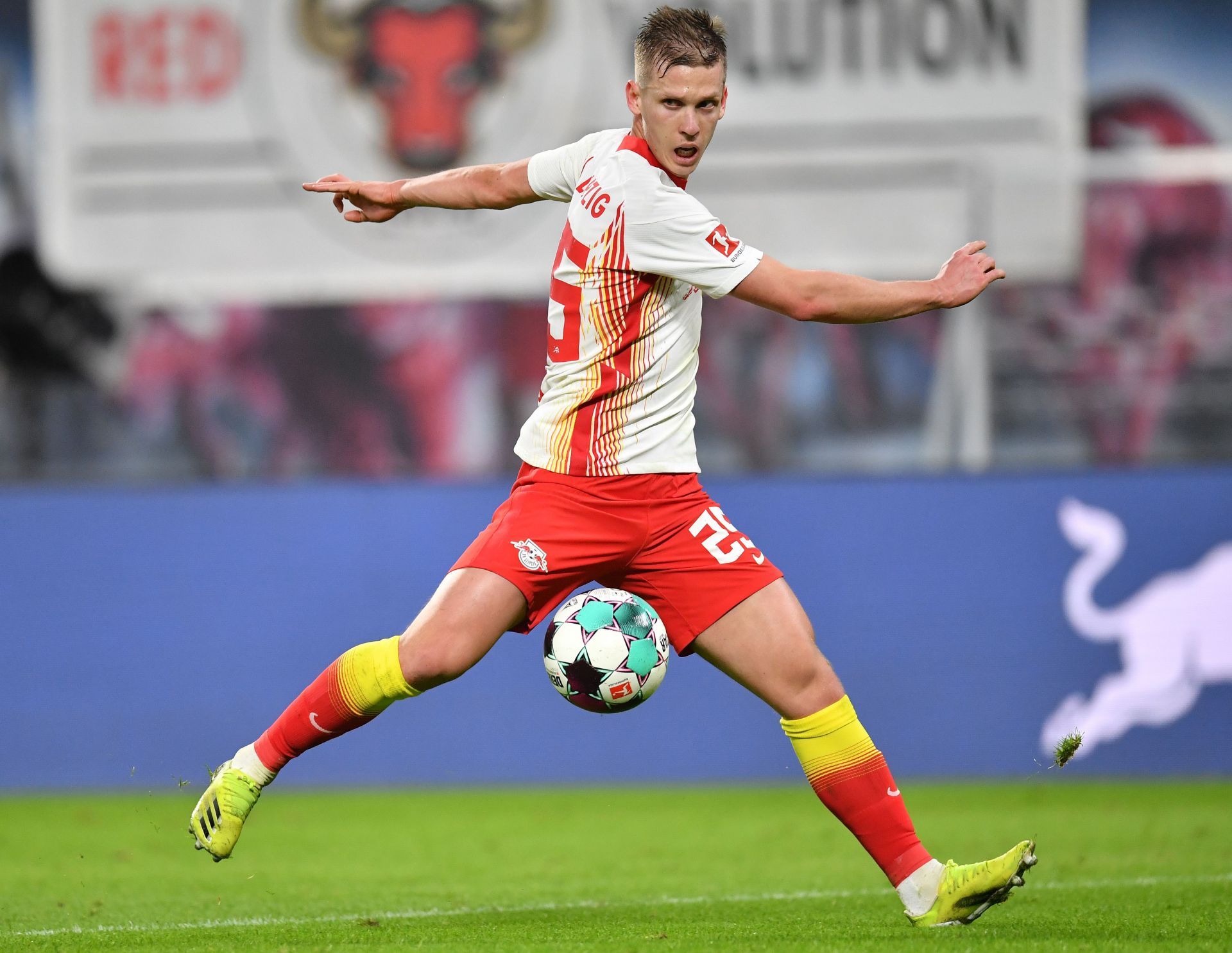 Dani Olmo has made six appearances for RB Leipzig this season