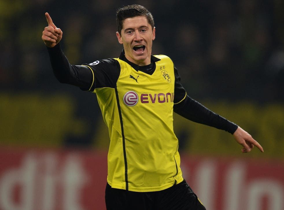 Lewandowski's 50th Bundesliga goal came with his former club