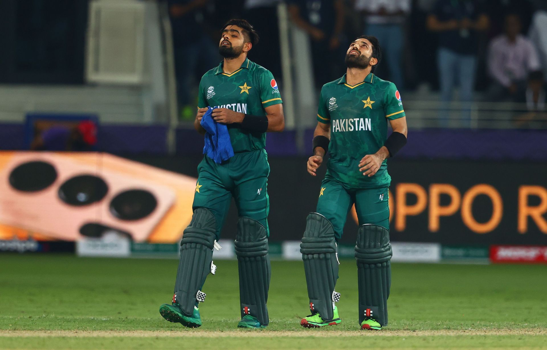 Babar Azam (left) and Mohammad Rizwan. Pic: Getty Images