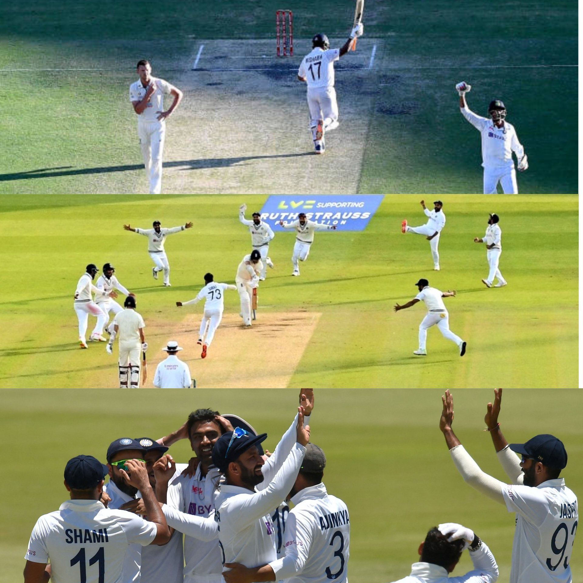 Team India had a fairy-tale year in Test Cricket [Image- Twitter]