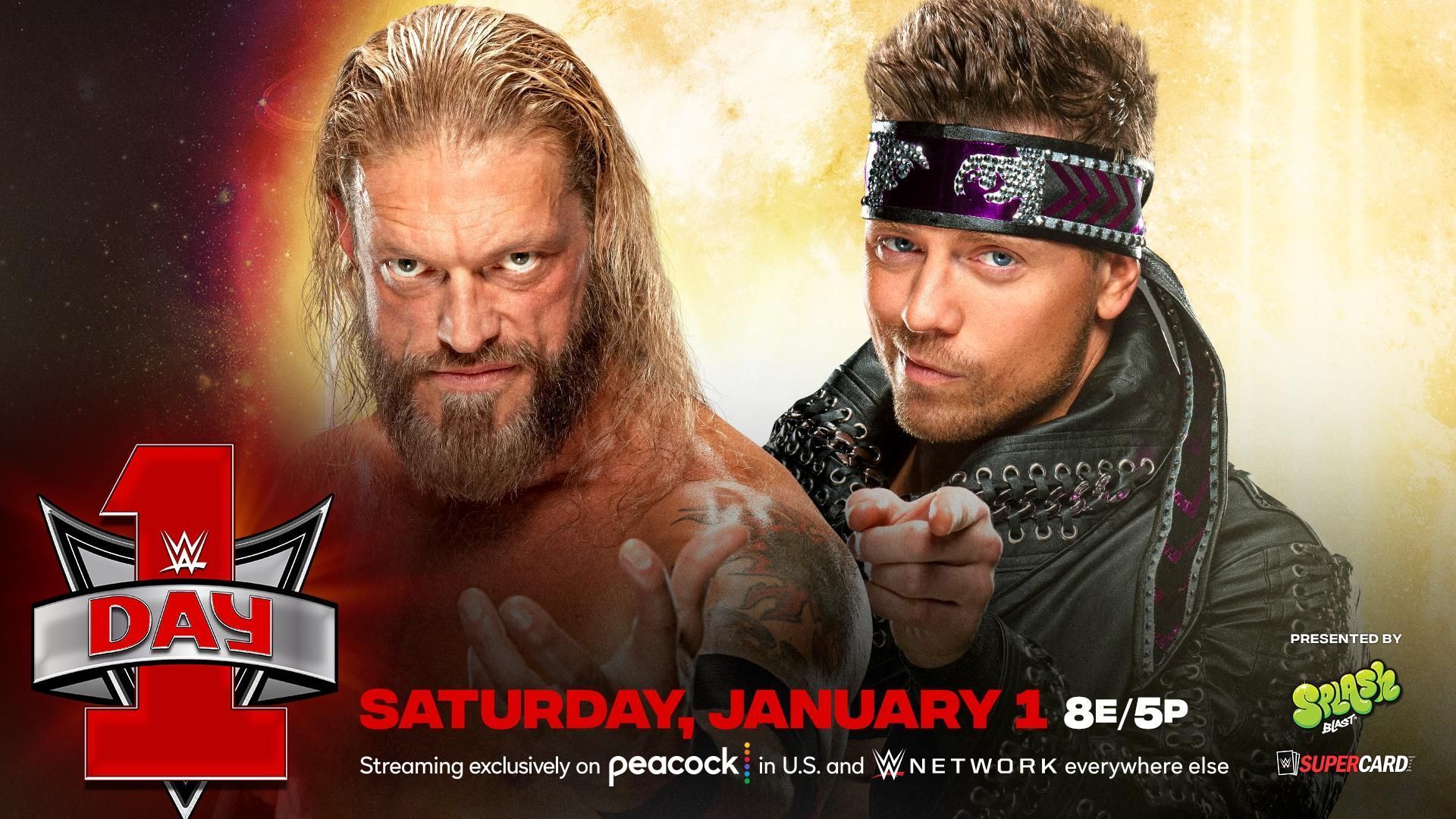 The Rated R Superstar Edge will battle The Miz at WWE Day 1