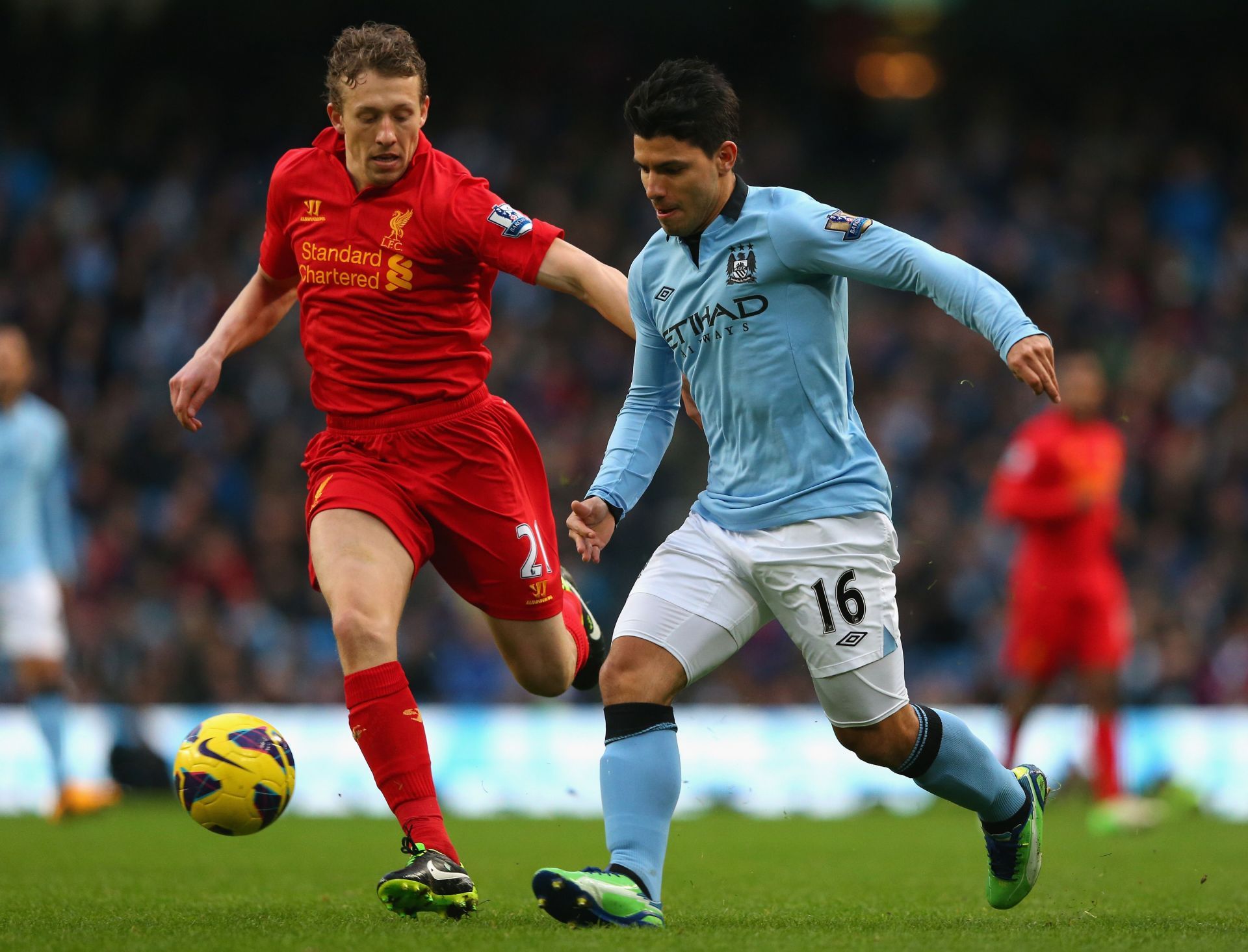 Sergio Aguero has scored a lot of goals against the Premier League's top six sides