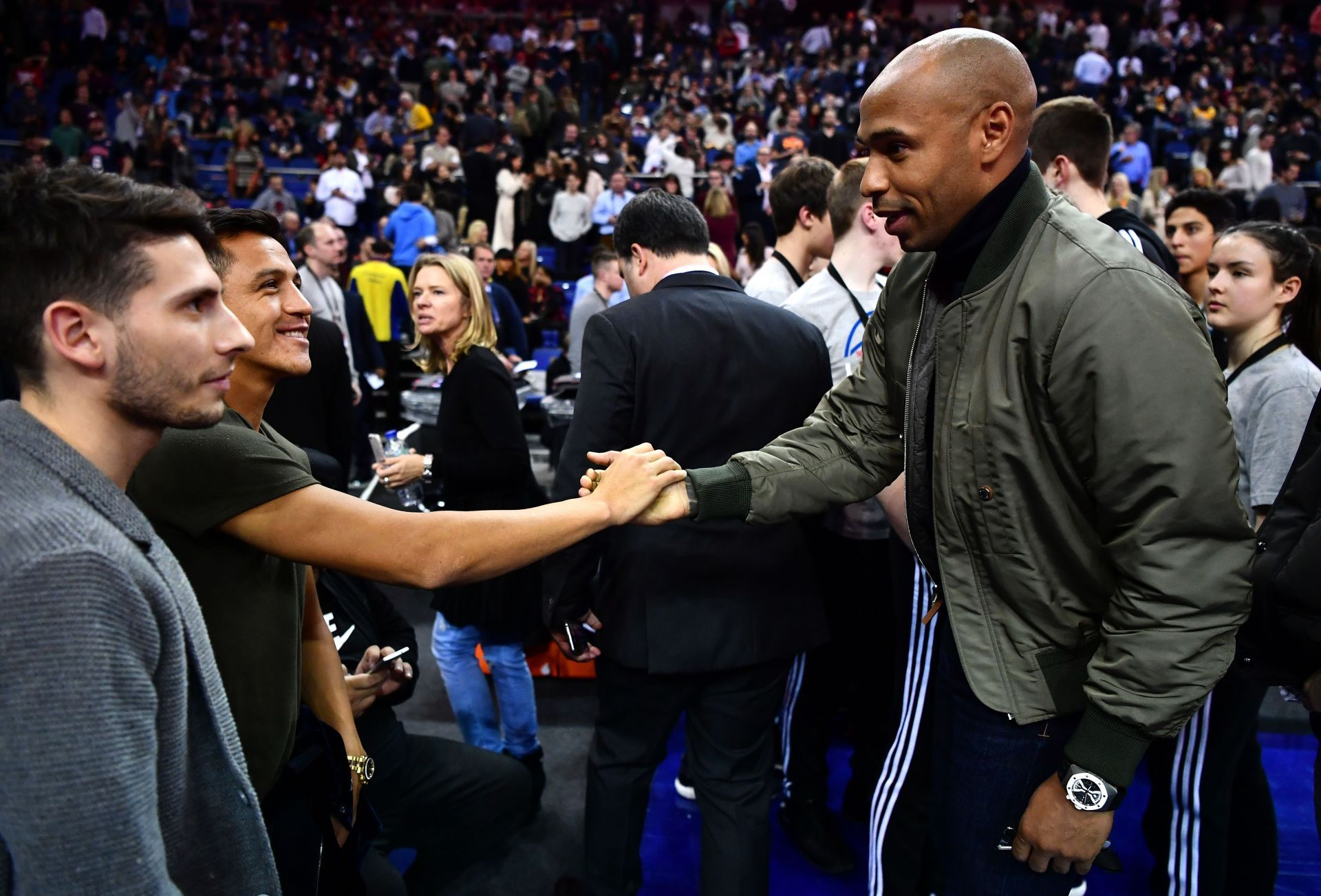 Thierry Henry in Indiana Pacers vs Denver Nuggets game