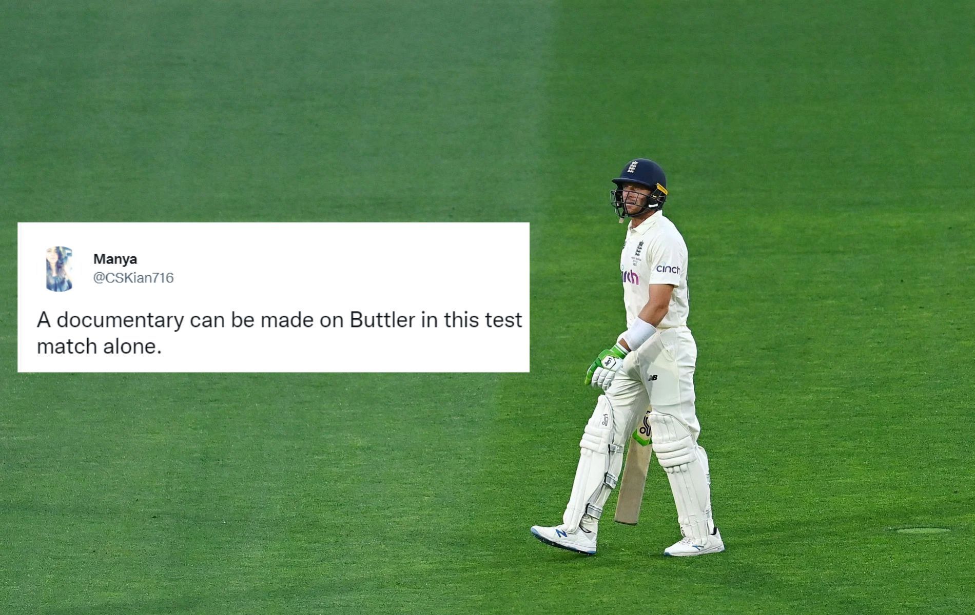 Ashes: Jos Buttler played a defiant knock, but his innings went in vain as Australia beat England in Adelaide.