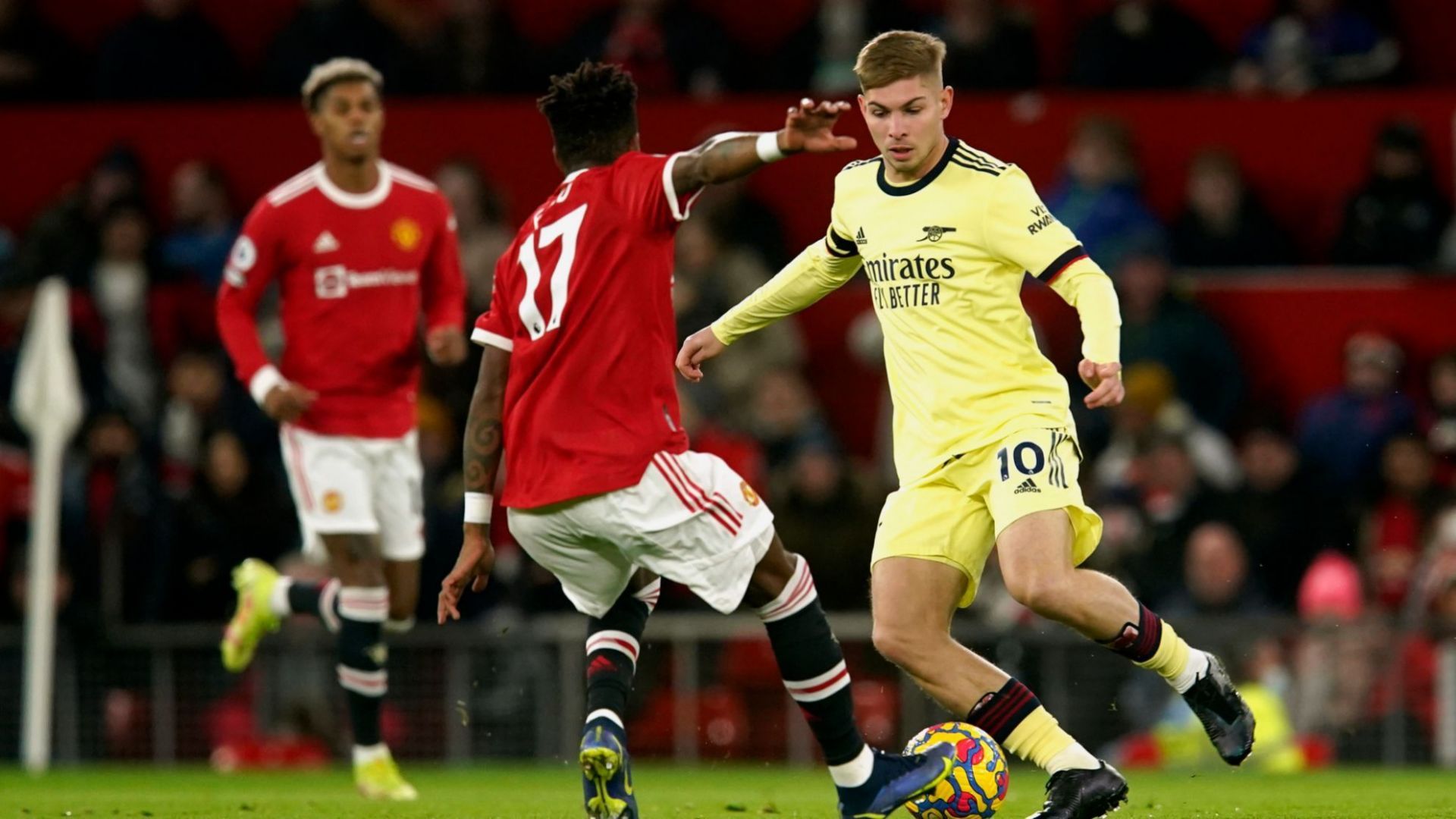 Emile Smith Rowe has now scored five league goals for Arsenal this season.