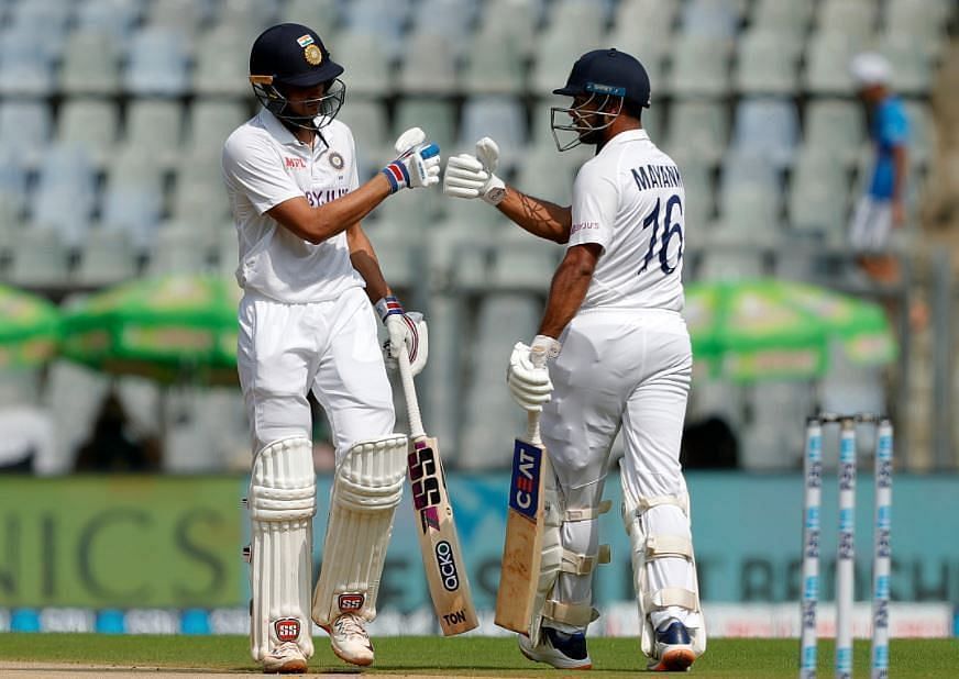 Shubman Gill and Mayank Agarwal. Pic: BCCI