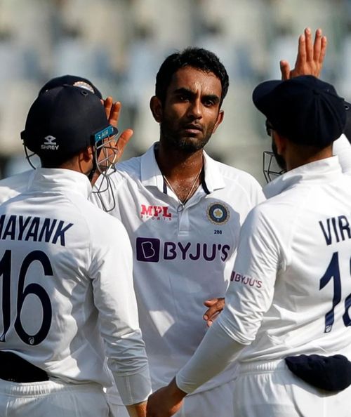 Jayant Yadav took four wickets in New Zealand's second innings [Picture Courtesy: BCCI]