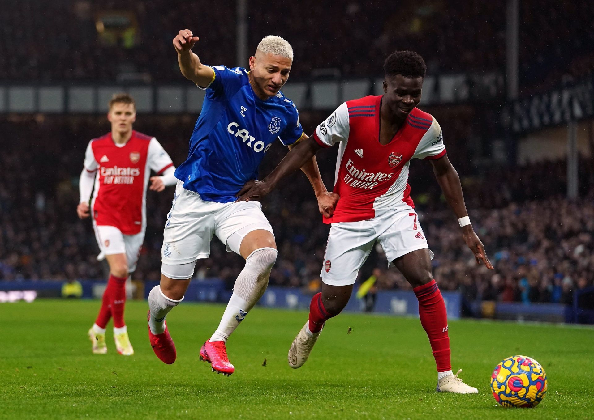 Arsenal were beaten 2-1 by Everton in the Premier League