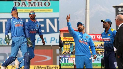 Rohit Sharma's first match as the Indian ODI captain was against Sri Lanka in 2017 (Image: BCCI)