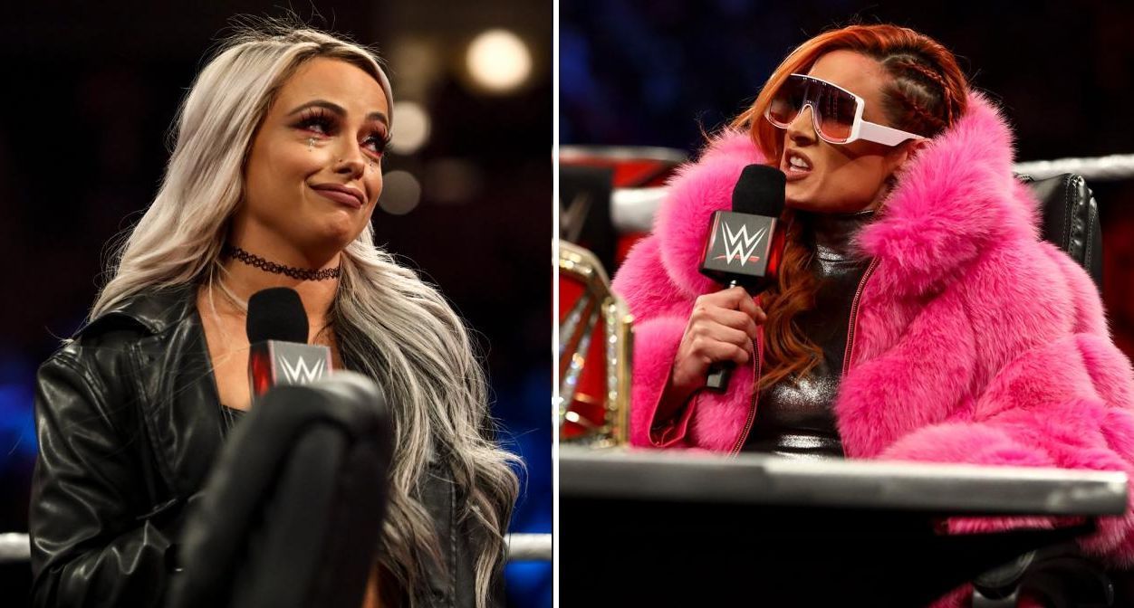 Liv Morgan and Becky Lynch&#039;s in-ring segment from RAW