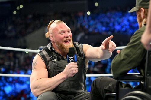 Brock Lesnar was recently spotted having a good time outside of WWE