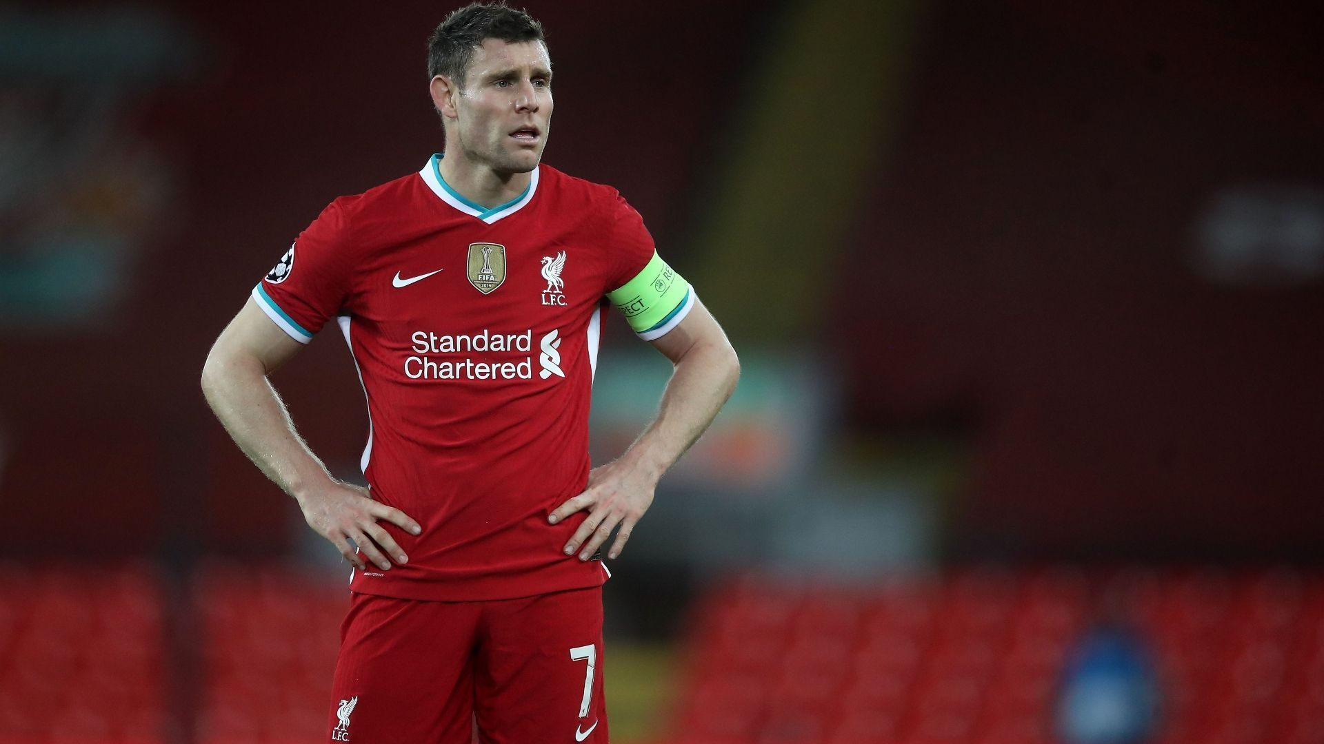 James Milner in action for Liverpool