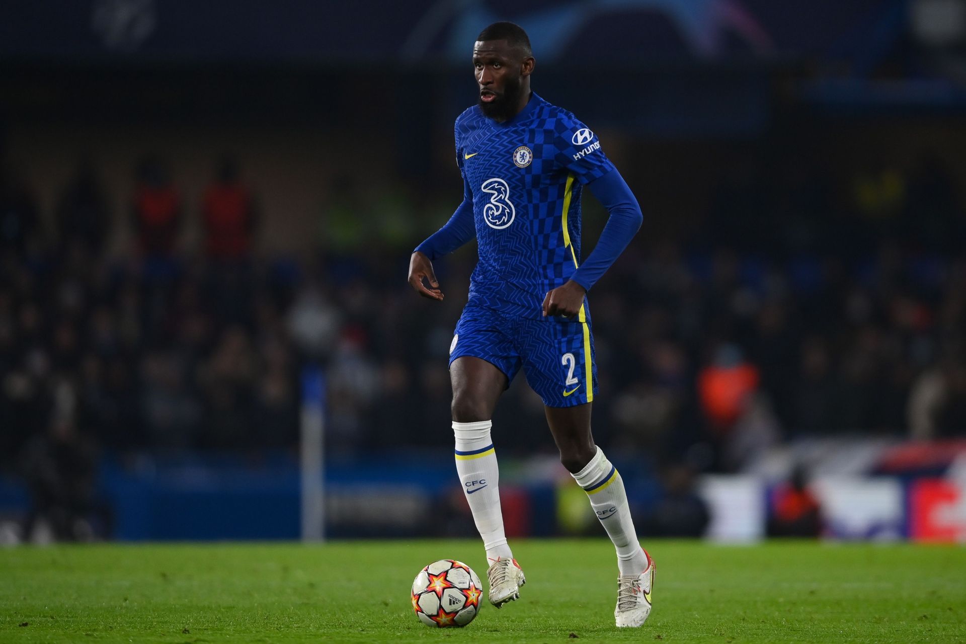 Chelsea defender Antonio Rudiger in action.